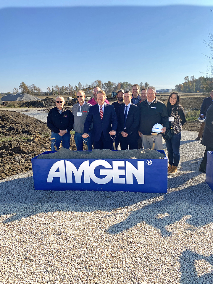 Amgen Plant Breaks Ground Amid Columbus’ Construction Boom